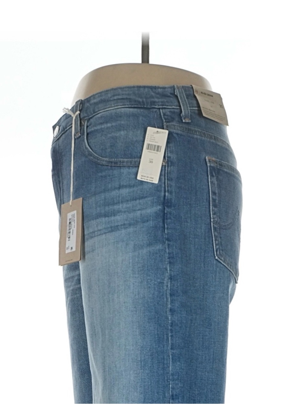 Ag Adriano Goldschmied NWT Saige Wide Leg Jeans, size 30, aged denim - Picture 5 of 10